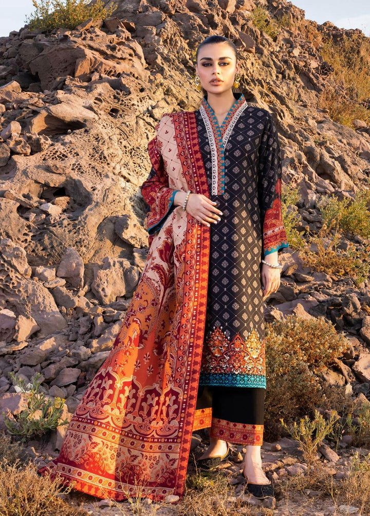 Zainab Chottani Embroidered  Suits Unstitched 3 Piece ZC22W 02 Mahrosh - Winter Collection