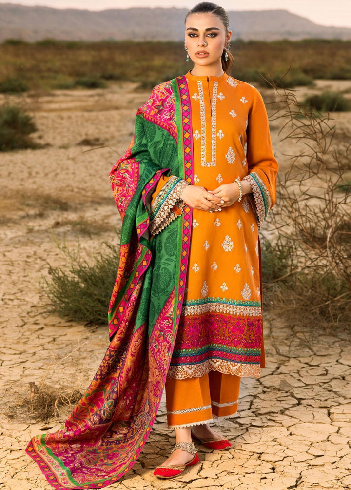 Zainab Chottani Embroidered  Suits Unstitched 3 Piece ZC22W 06 Maya - Winter Collection