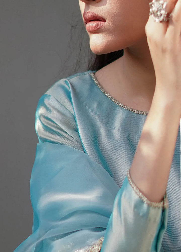 Zar Pret Embroidered Tissue 3 Piece Suit Tara