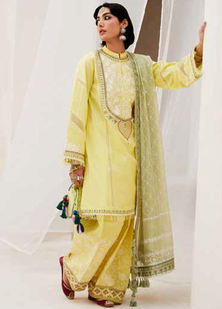 Zara Shahjahan Embroidered Jacquard Suits Unstitched 3 Piece ZS24SS D-15A Dilara - Summer Collection