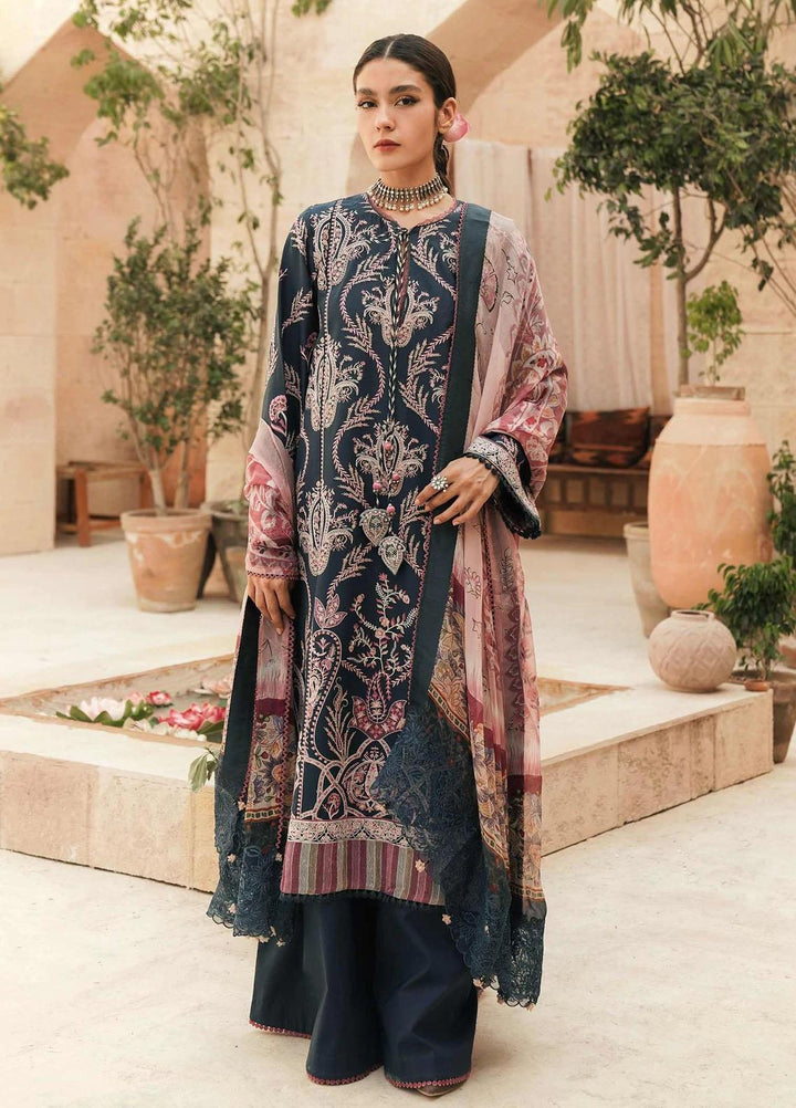 Zara Shahjahan Embroidered Lawn Suits Unstitched 3 Piece ZS22L SHAHAY - Luxury Collection