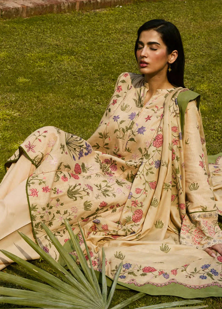 Zara Shahjahan Embroidered Suit Unstitched 3 Piece ZS24UW D-03 Negah - Winter Collection