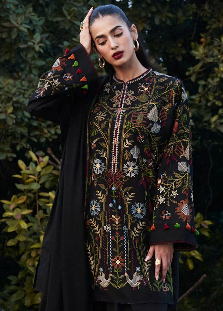 Zara Shahjahan Embroidered Suit Unstitched 3 Piece ZS24UW D-04 Laleh - Winter Collection