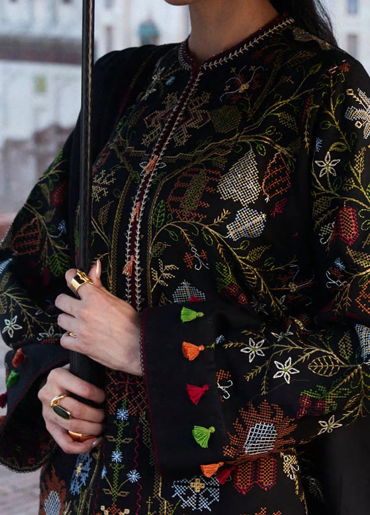 Zara Shahjahan Embroidered Suit Unstitched 3 Piece ZS24UW D-04 Laleh - Winter Collection