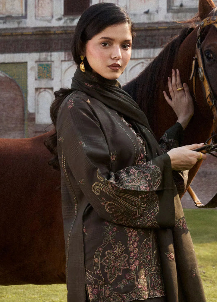 Zara Shahjahan Embroidered Suit Unstitched 3 Piece ZS24UW D-05 Zohreh - Winter Collection