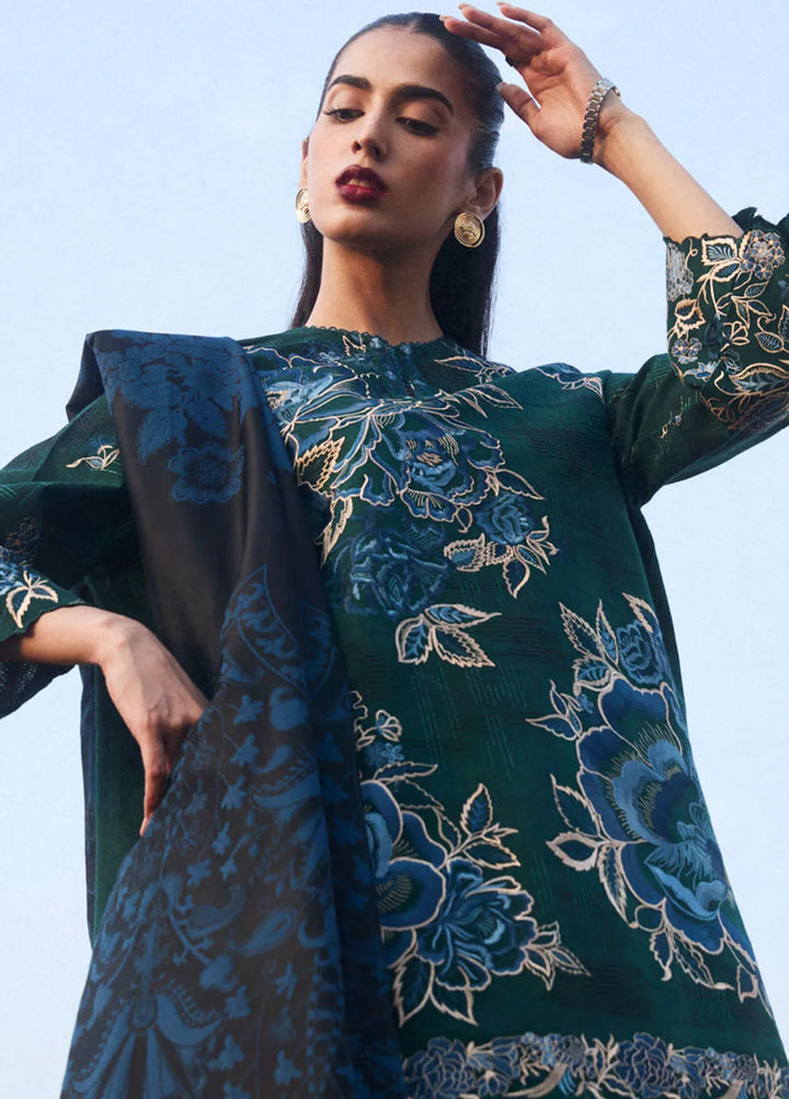 Zara Shahjahan Embroidered Suit Unstitched 3 Piece ZS24UW D-07 Mina - Winter Collection