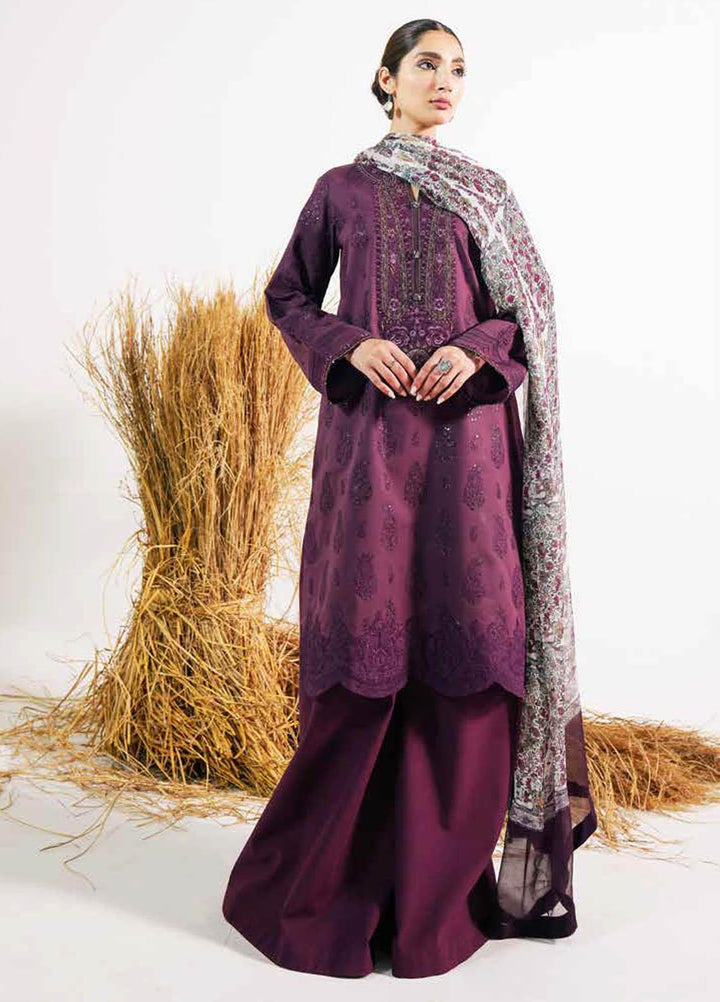 Zara Shahjahan Embroidered Lawn Suits Unstitched 3 Piece ZS21L 11 Arjumand-A - Summer Collection