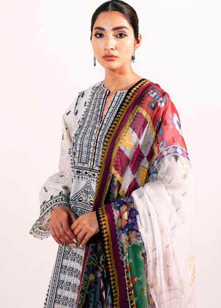 Zara Shahjahan Embroidered Lawn Suits Unstitched 3 Piece ZS21L 27 Shireen-A - Summer Collection