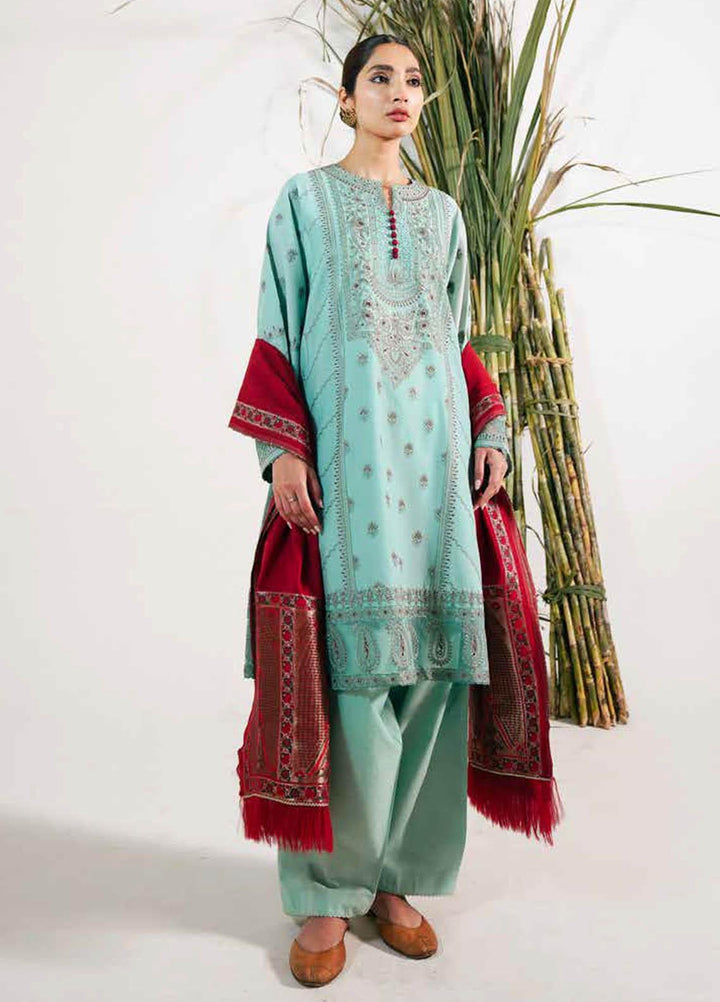 Zara Shahjahan Embroidered Lawn Suits Unstitched 3 Piece ZS21L 29 Noori-A - Summer Collection