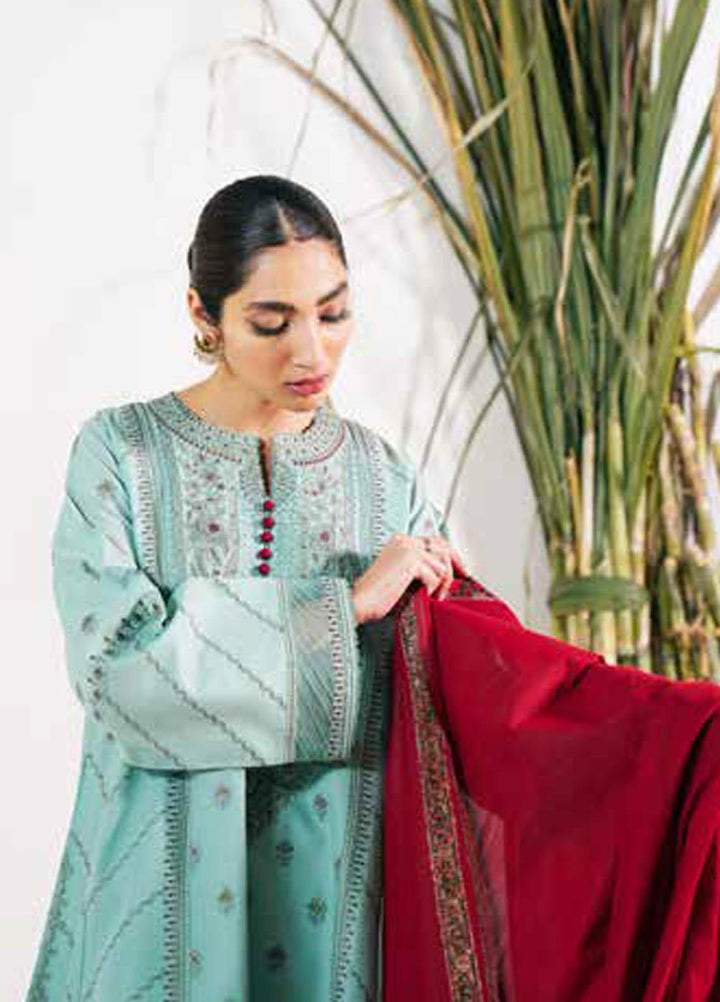 Zara Shahjahan Embroidered Lawn Suits Unstitched 3 Piece ZS21L 29 Noori-A - Summer Collection