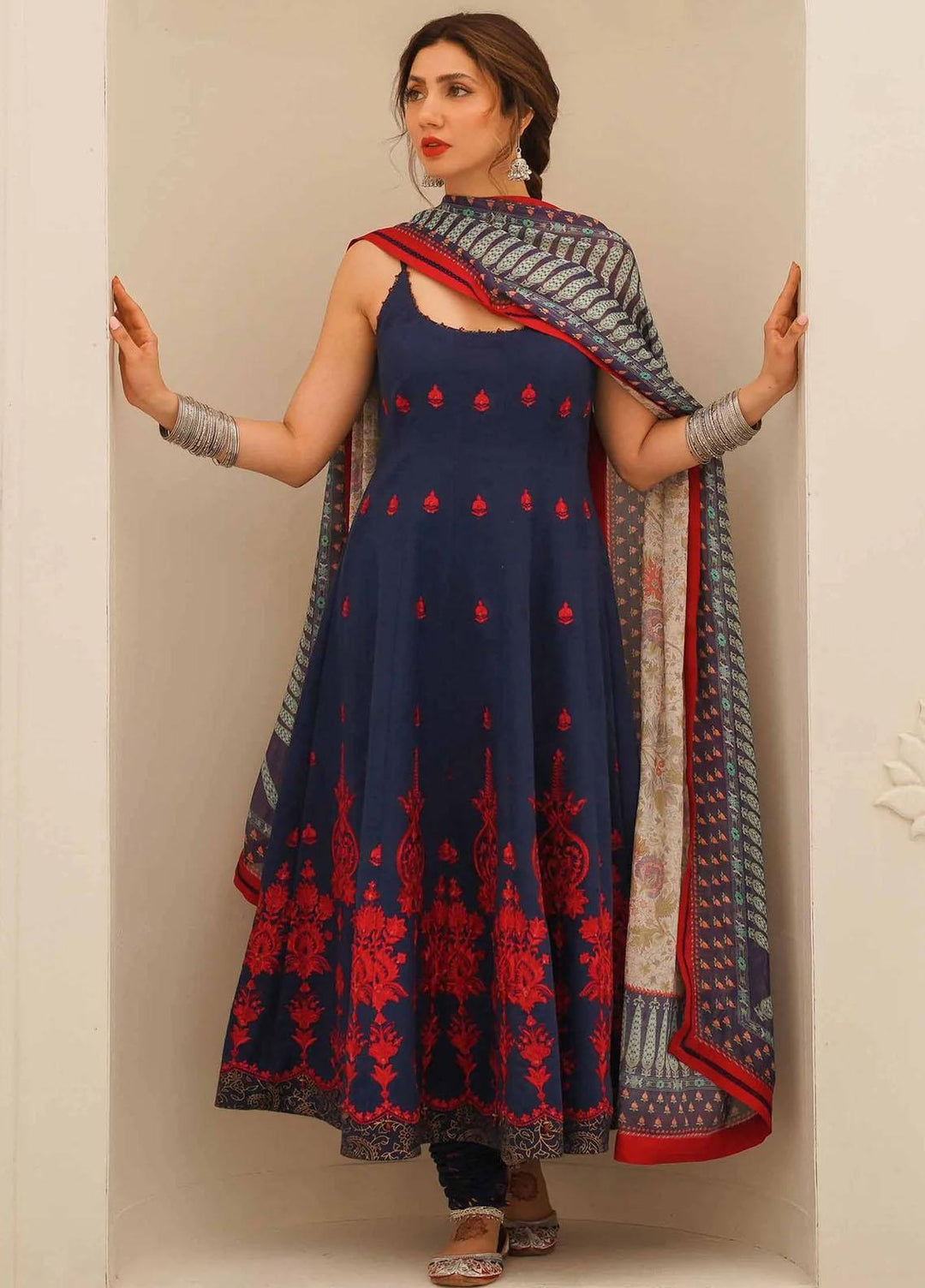 Zara Shahjahan Embroidered Lawn Suits Unstitched 3 Piece ZS23SS 10A - Spring / Summer Collection