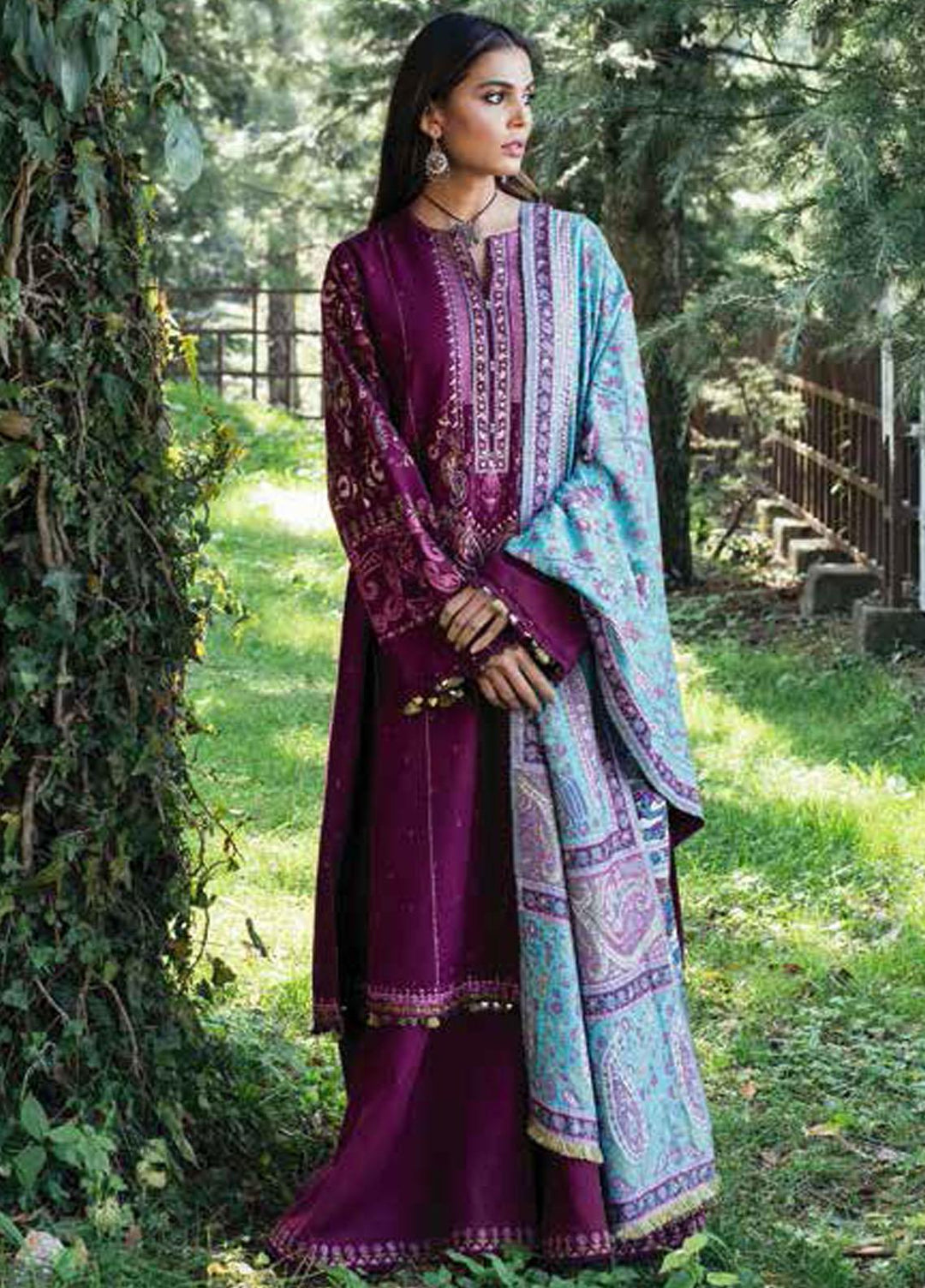 Zara Shahjahan Embroidered Khaddar Suits Unstitched 3 Piece ZS21W Firasa - Winter Collection