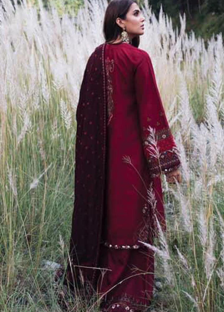 Zara Shahjahan Embroidered Jacquard Suits Unstitched 3 Piece ZS21W Laila - Winter Collection