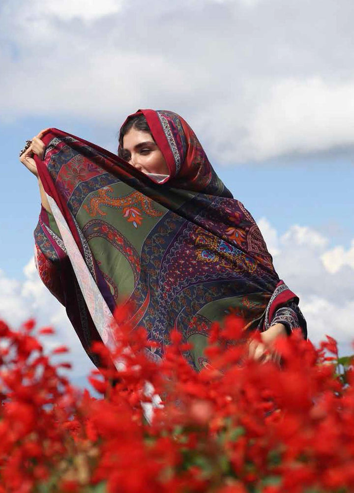 Zara Shahjahan Embroidered Linen Suits Unstitched 3 Piece ZS22WS Mehrnaz - Winter Collection