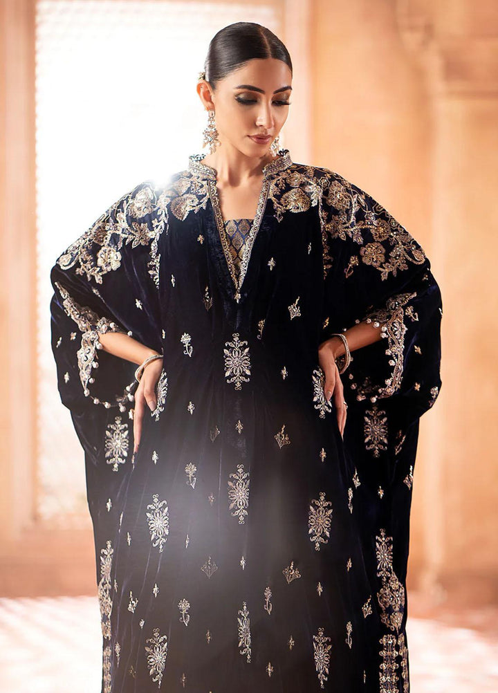 Zardozi By AIK Atelier Embroidered Velvet Suits Unstitched 2 Piece AIK23Z Look 10 - Premium Collection