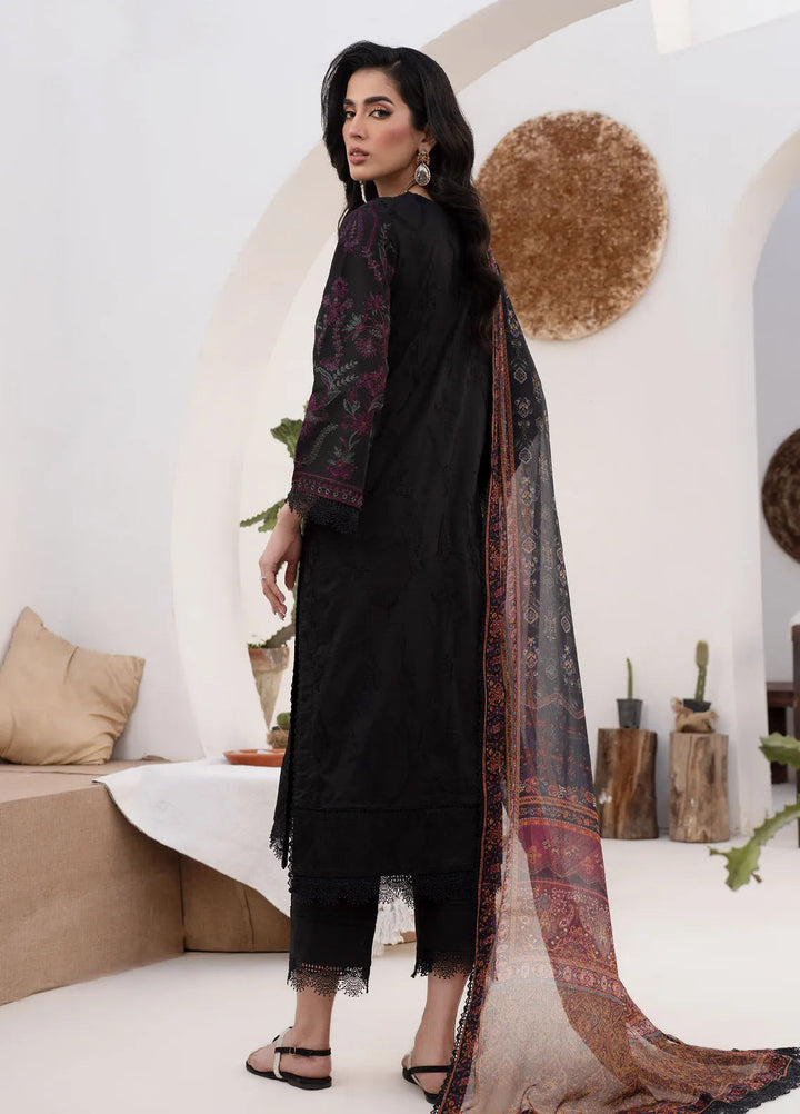 Zarif Embroidered Lawn Unstitched Suit 3 Piece ZF24E ZL 04 Julia - Eid Collection