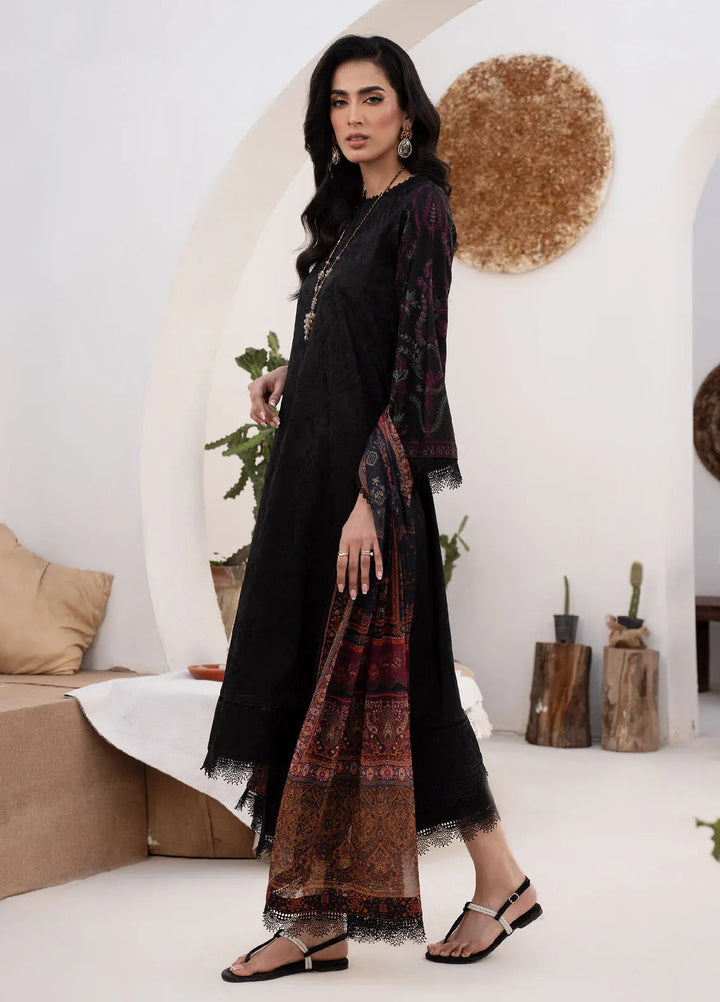 Zarif Embroidered Lawn Unstitched Suit 3 Piece ZF24E ZL 04 Julia - Eid Collection