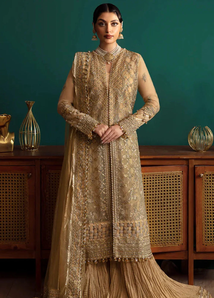 Zarin by Eleshia Embroidered Organza Suits Unstitched 3 Piece ELS24ZL Elana - Formal Collection