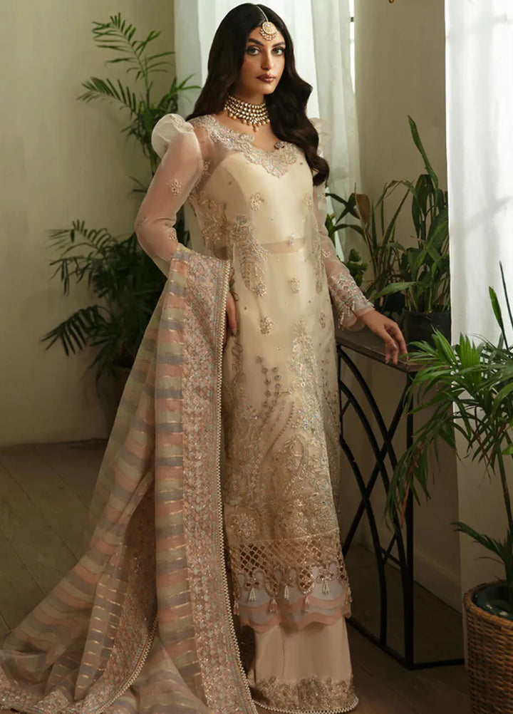 Zarin by Eleshia Embroidered Organza Suits Unstitched 3 Piece ELS24ZL Shahzeen - Formal Collection