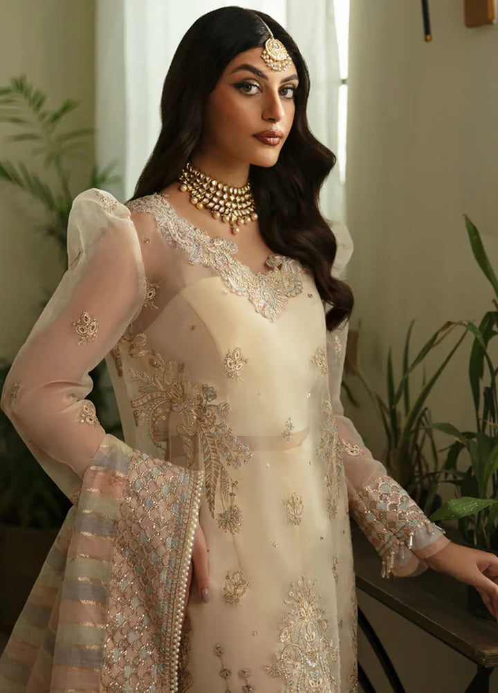 Zarin by Eleshia Embroidered Organza Suits Unstitched 3 Piece ELS24ZL Shahzeen - Formal Collection