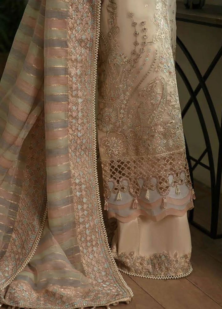 Zarin by Eleshia Embroidered Organza Suits Unstitched 3 Piece ELS24ZL Shahzeen - Formal Collection