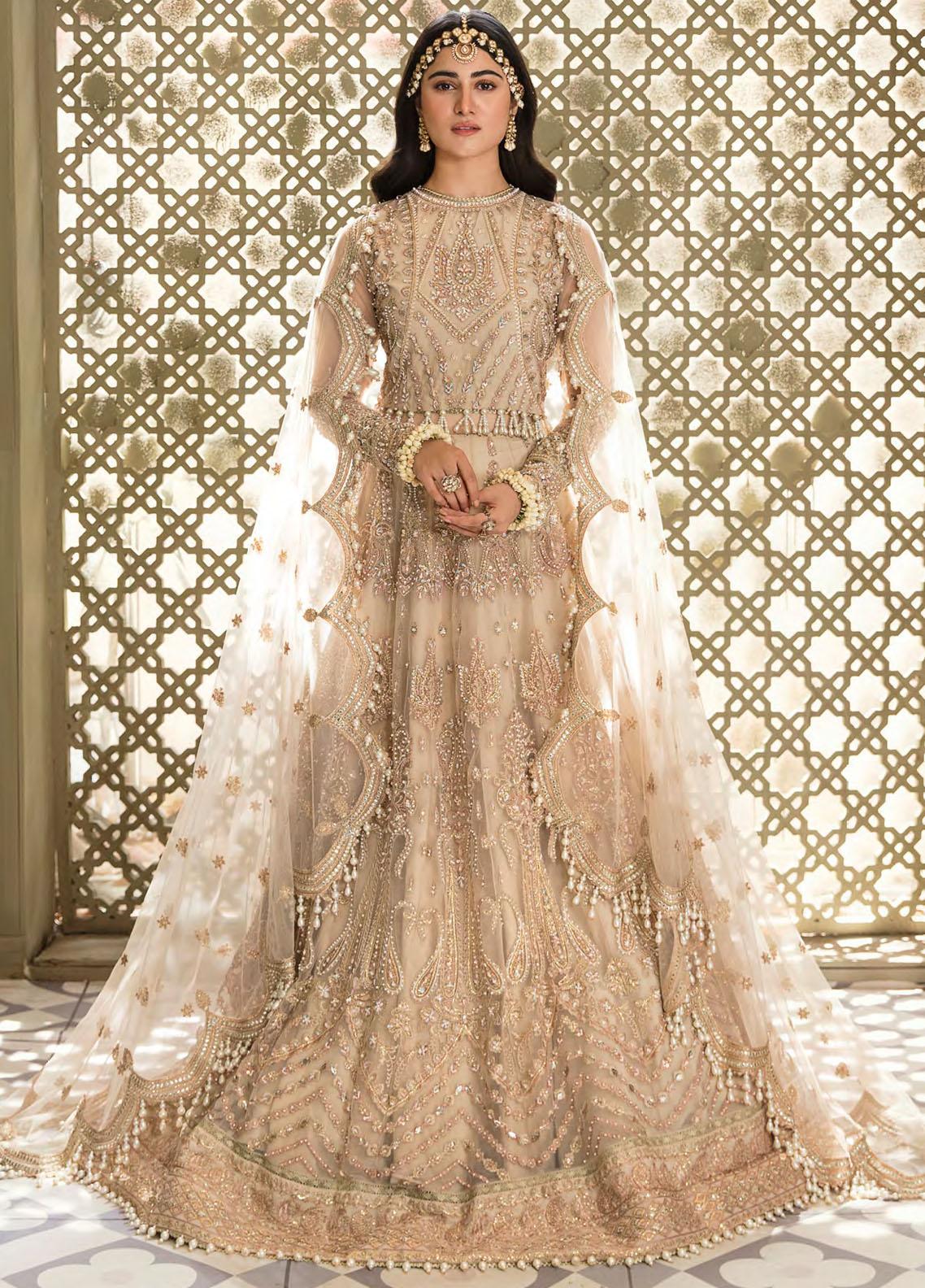 Zarin By Eleshia Embroidered Chiffon Suits Unstitched 3 Piece ELS23ZN D-07 Madea - Wedding Collection