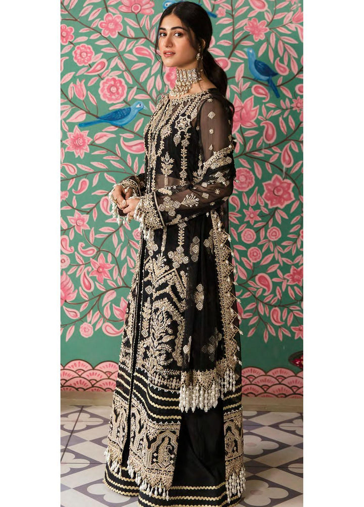 Zarin by Eleshia Embroidered Organza Suits Unstitched 3 Piece ELS23UF D-05 KABEERA - Luxury Formal Collection