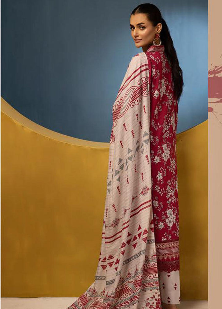 Zarki's By Riaz Arts Printed Khaddar Suits Unstitched 3 Piece RA23ZK D-02 - Winter Collection