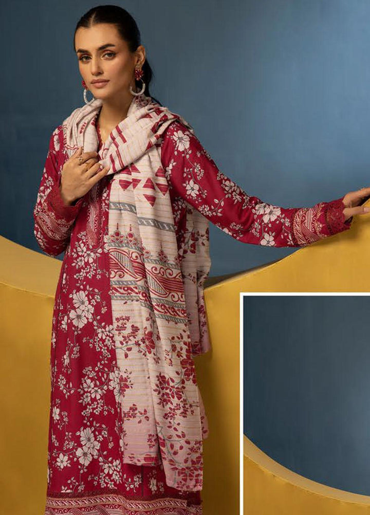 Zarki's By Riaz Arts Printed Khaddar Suits Unstitched 3 Piece RA23ZK D-02 - Winter Collection