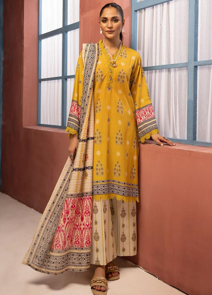 Zarki's By Riaz Arts Printed Khaddar Suits Unstitched 3 Piece RA23ZK D-07 - Winter Collection