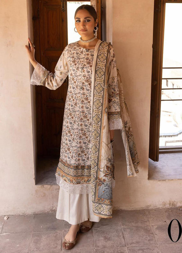 Zarkis By Riaz Arts Printed Chikankari Suits Unstitched 3 Piece RA23Z D-04 - Summer Collection