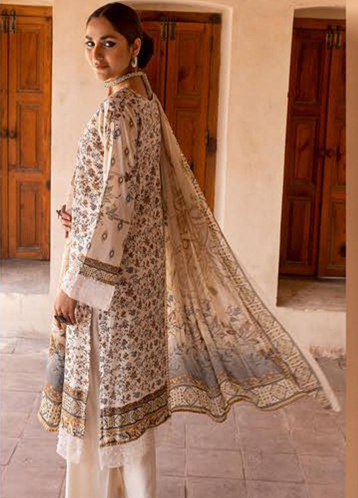 Zarkis By Riaz Arts Printed Chikankari Suits Unstitched 3 Piece RA23Z D-04 - Summer Collection