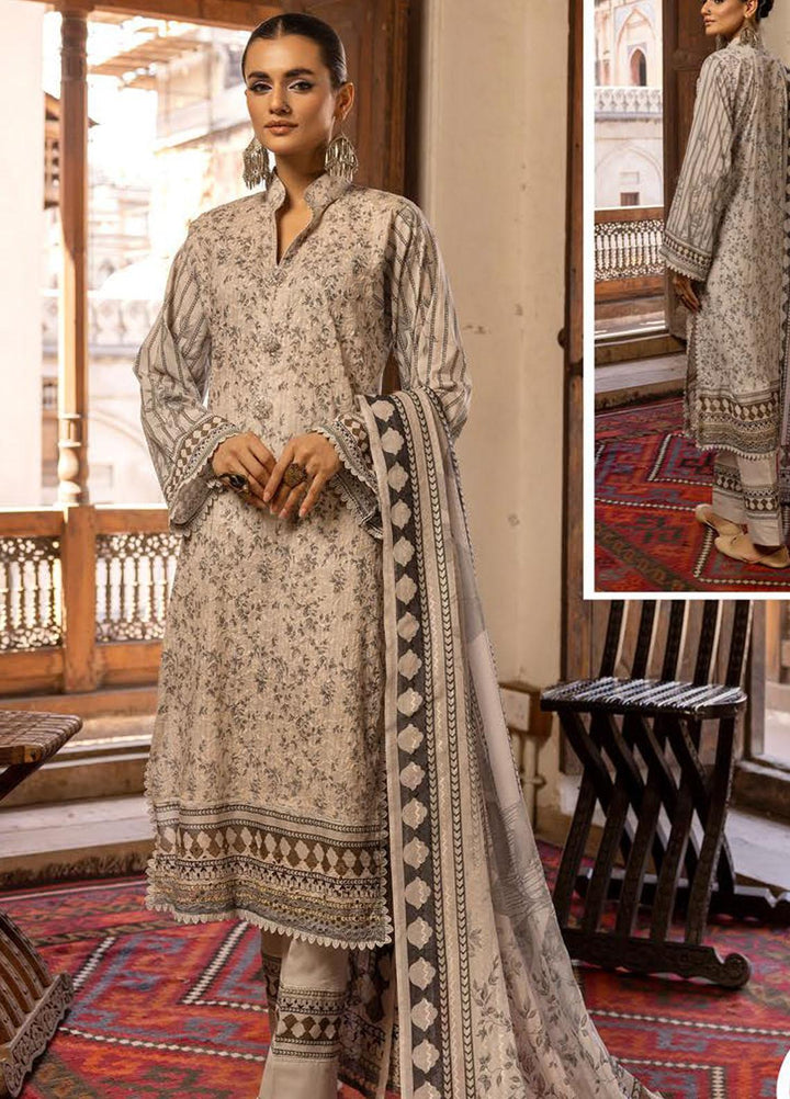 Zarkis By Riaz Arts Printed Chikankari Suits Unstitched 3 Piece RA23Z D-09 - Summer Collection