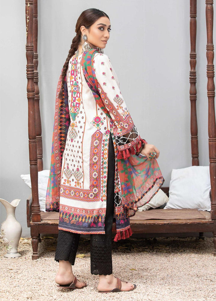 Zarkis by Riaz Arts Printed Lawn Suits Unstitched 3 Piece RA22Z DE-08 - Summer Collection