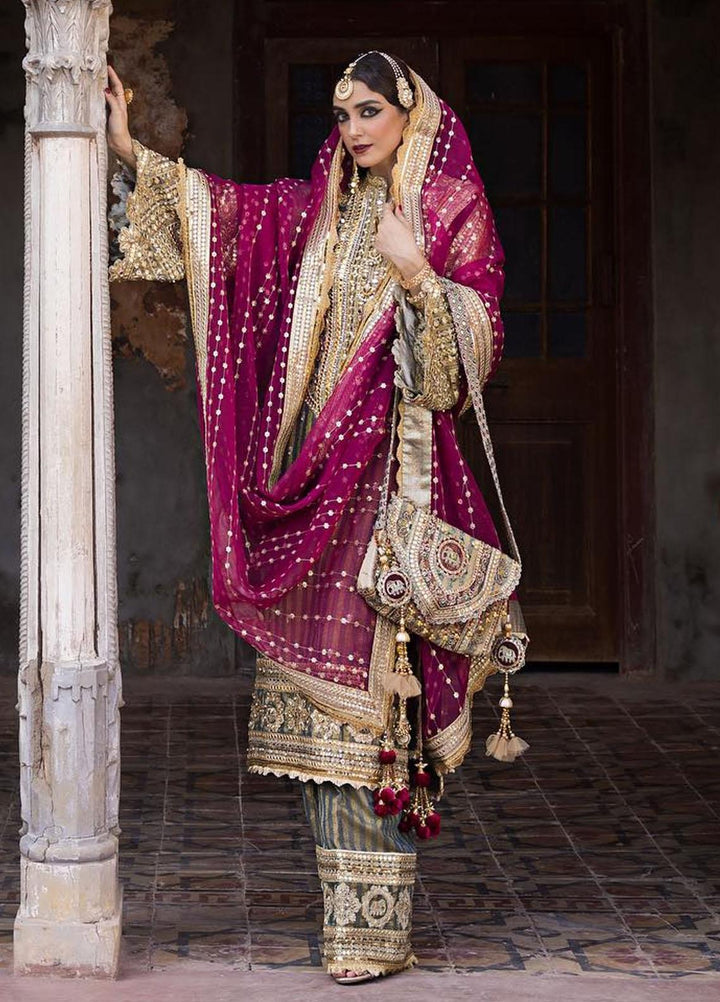 Zarlish by Mohsin Naveed Ranjha Embroidered  Suits Unstitched 3 Piece MNR23-Z4 ZWU-23-26 Nawab Sahiba - Festive Collection
