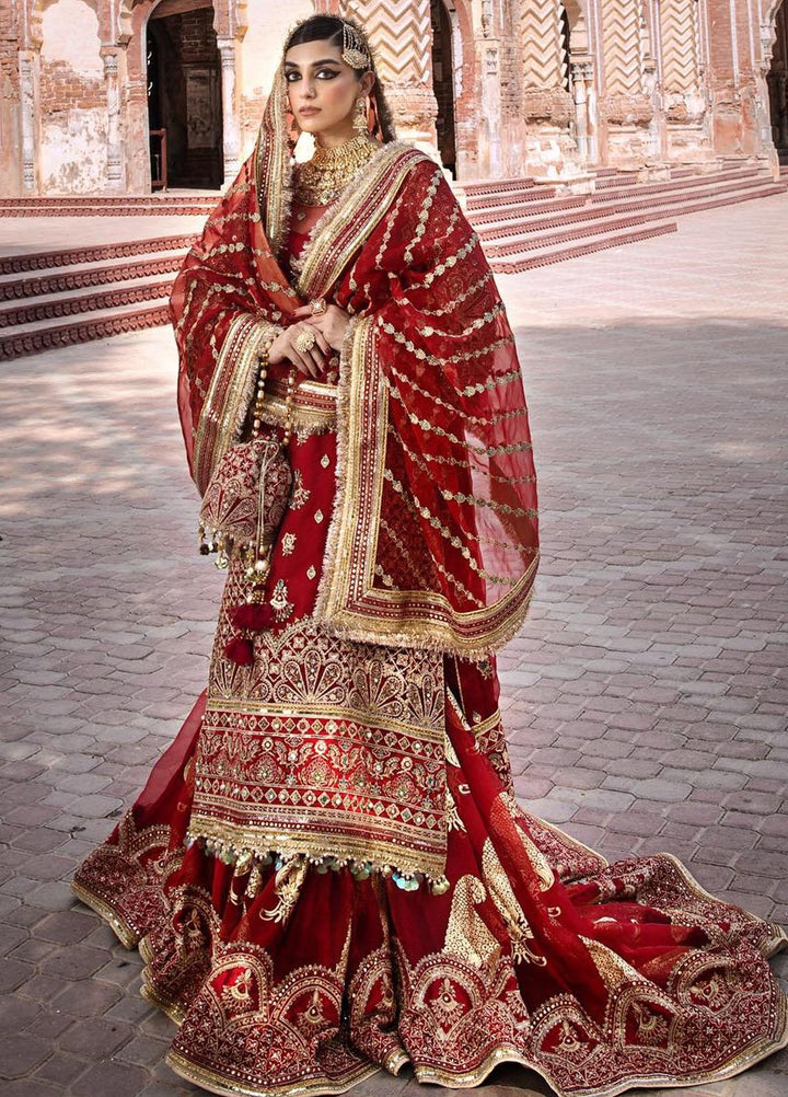 Zarlish by Mohsin Naveed Ranjha Embroidered  Suits Unstitched 3 Piece MNR23-Z4 ZWU-23-27 Biya Begum - Festive Collection