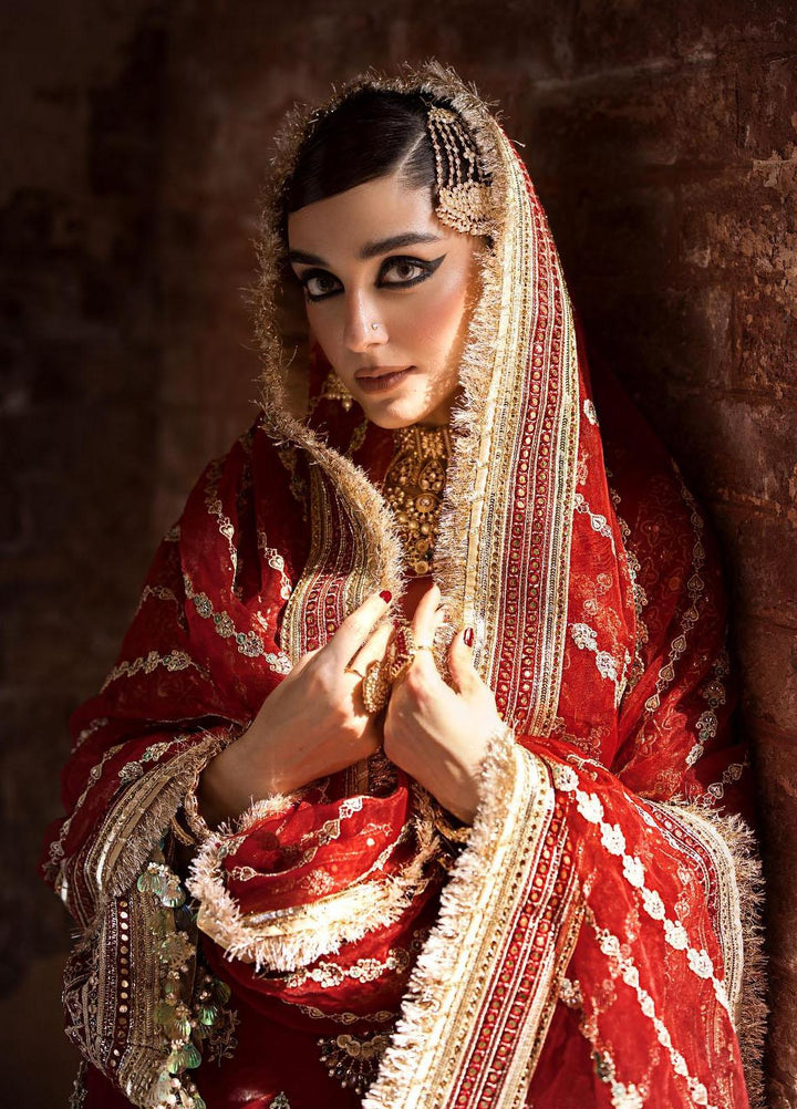 Zarlish by Mohsin Naveed Ranjha Embroidered  Suits Unstitched 3 Piece MNR23-Z4 ZWU-23-27 Biya Begum - Festive Collection