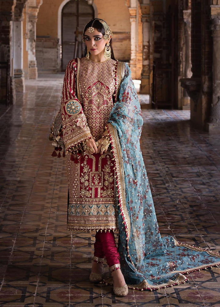 Zarlish by Mohsin Naveed Ranjha Embroidered  Suits Unstitched 3 Piece MNR23-Z4 ZWU-23-29 Bibi Lal - Festive Collection
