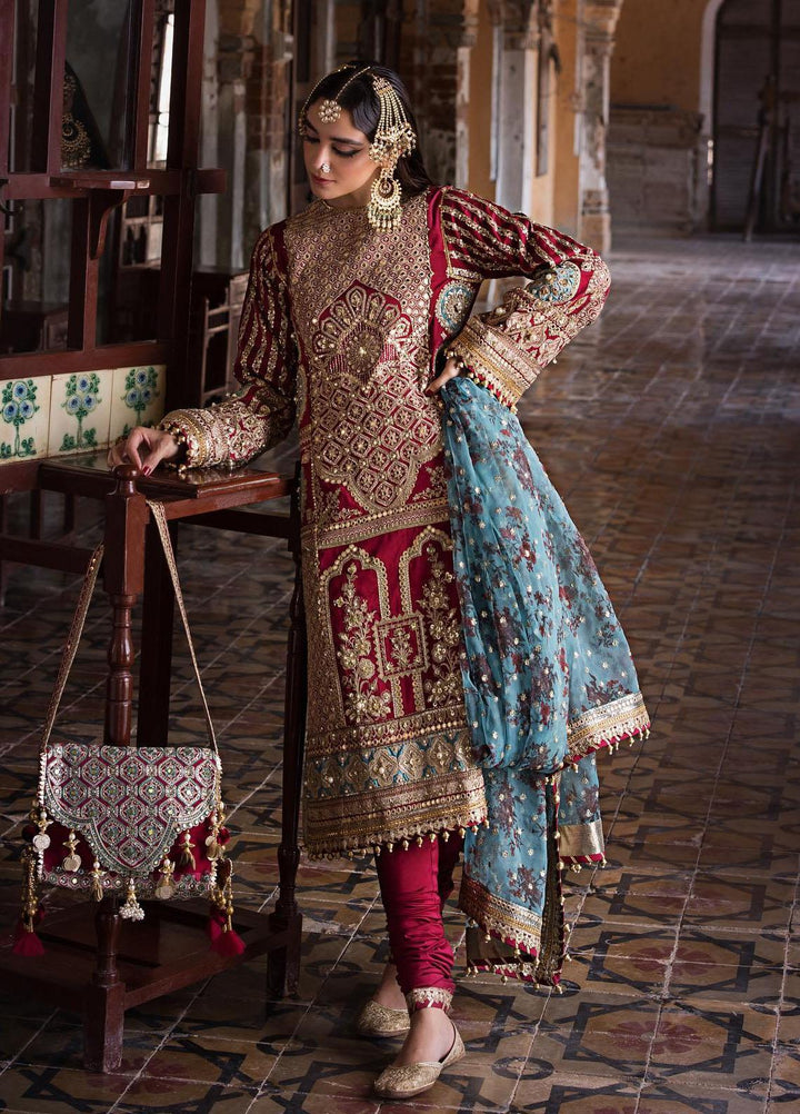 Zarlish by Mohsin Naveed Ranjha Embroidered  Suits Unstitched 3 Piece MNR23-Z4 ZWU-23-29 Bibi Lal - Festive Collection