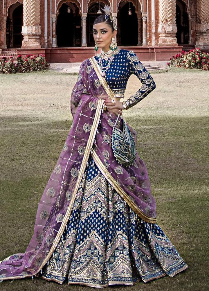 Zarlish by Mohsin Naveed Ranjha Embroidered  Suits Unstitched 3 Piece MNR23-Z4 ZWU-23-31 Shahtaj - Festive Collection