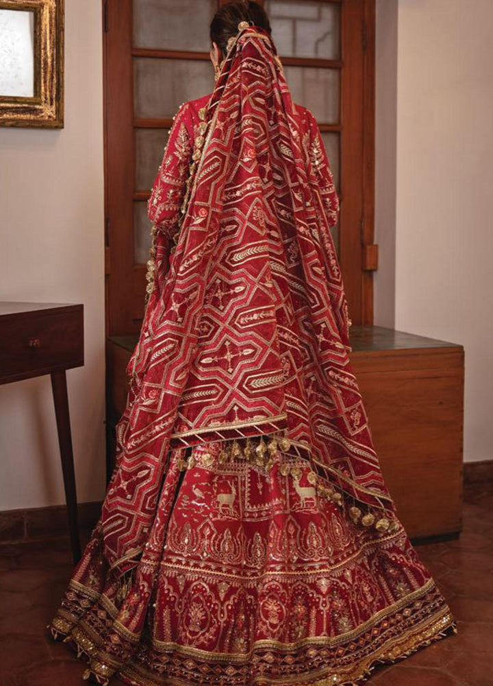 Zarlish by MNR Embroidered Raw Silk Suits Unstitched 3 Piece MNR21Z BIA (ZWU-21-05) - Luxury Formals Collection