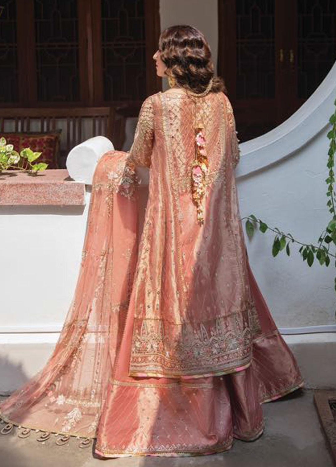 Zarlish by MNR Embroidered Zari Suits Unstitched 3 Piece MNR21Z GULNAAR (ZWU-21-02) - Luxury Formals Collection