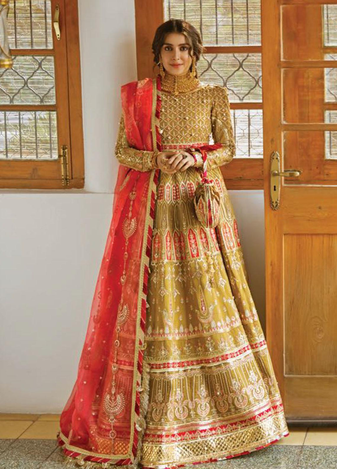 Zarlish by MNR Embroidered Raw Silk Suits Unstitched 3 Piece MNR21Z MISHII (ZWU-21-03) - Luxury Formals Collection