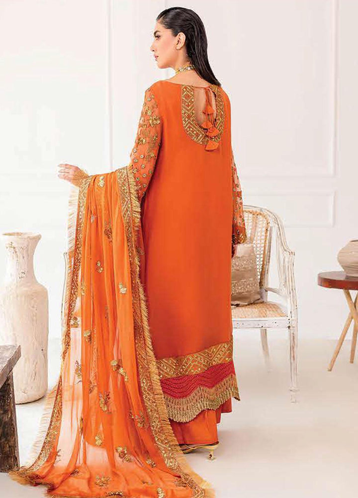 Zarposh By Charizma Embroidered Chiffon Suits Unstitched 3 Piece CRZ23ZP CZP3-01 - Formal Collection