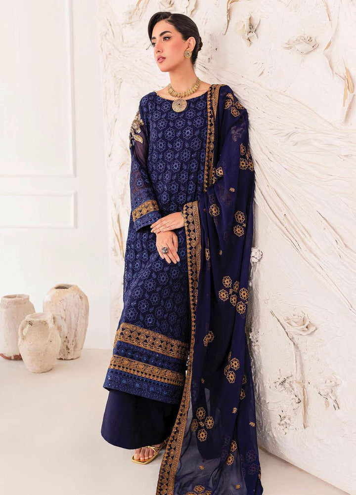 Zarposh By Charizma Embroidered Chiffon Suits Unstitched 3 Piece CRZ23ZP CZP3-06 - Formal Collection