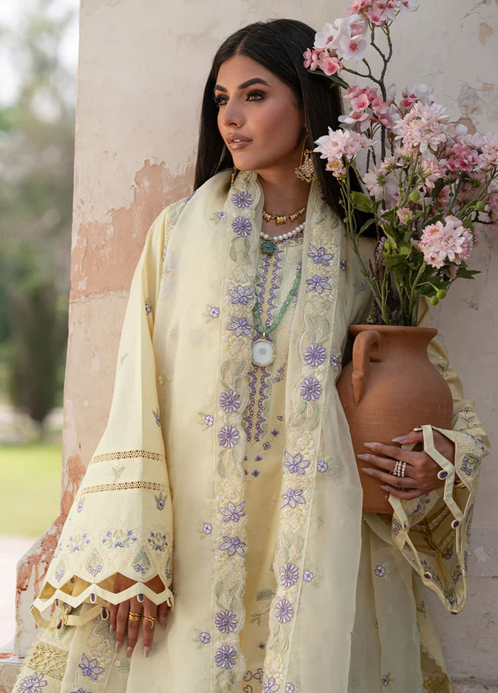 Zarposh  Embroidered Lawn 3 Piece Suit Moondale