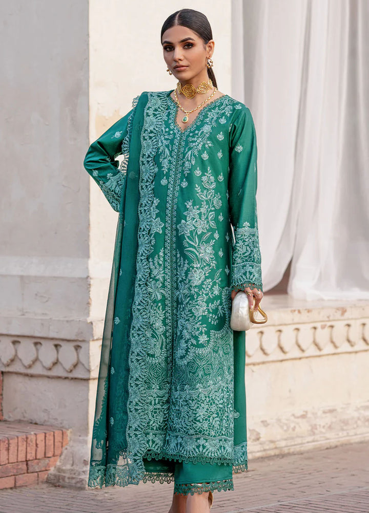 Zarposh  Embroidered Lawn 3 Piece Suit Odessa