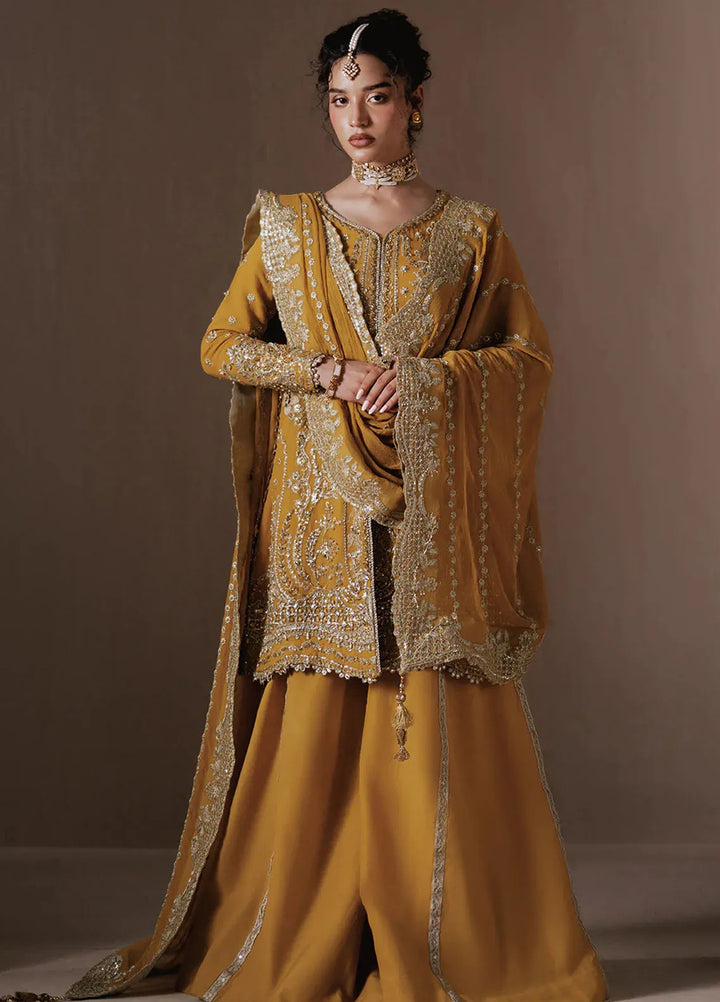 Zarposh Pret Embroidered Chiffon 3 Piece Suit Dhanak