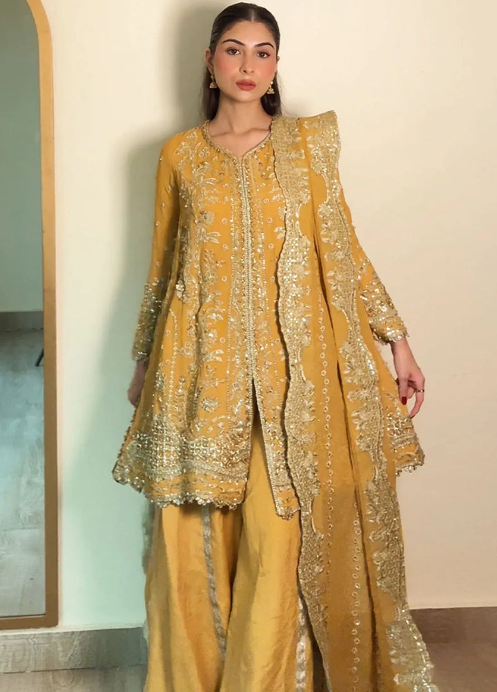 Zarposh Pret Embroidered Chiffon 3 Piece Suit Dhanak