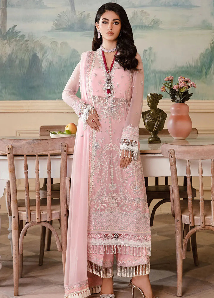 Zarposh Pret Embroidered Chiffon 3 Piece Suit Rubab